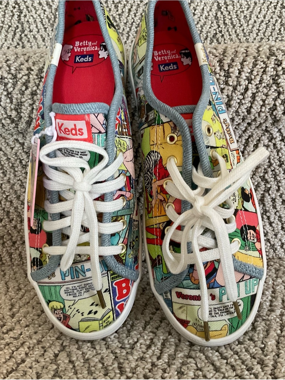 Keds Betty and Veronica Comic Print Limited Edition Keds Sneakers
